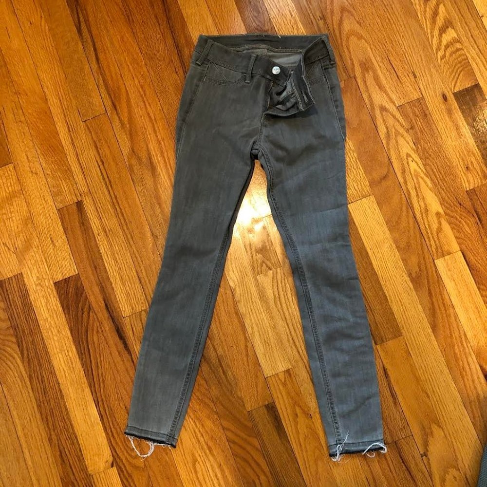 Grey Hollister Skinny Jeans